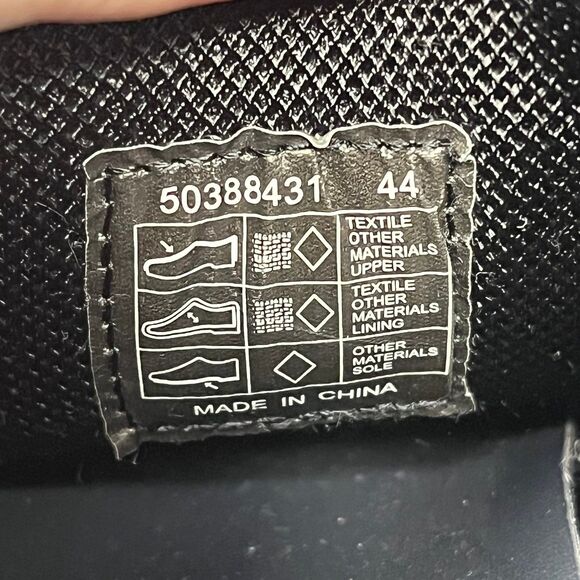 Hugo Boss Saturn Low Top Trainer Casual Shoes Navy Blue Mens 44 / US 10 - Picture 8 of 8